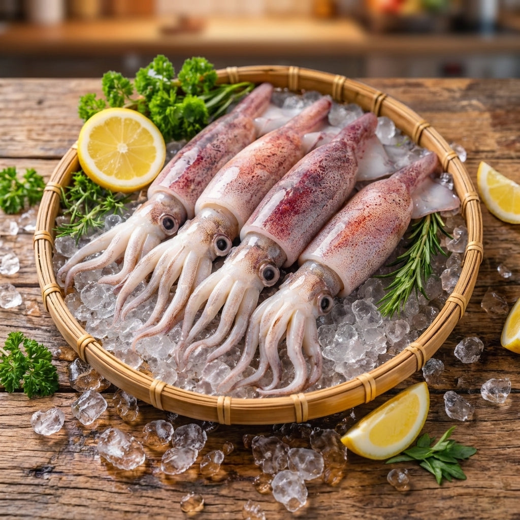 Fresh Baby Squid – Tender Texture, Rich Ocean Flavor